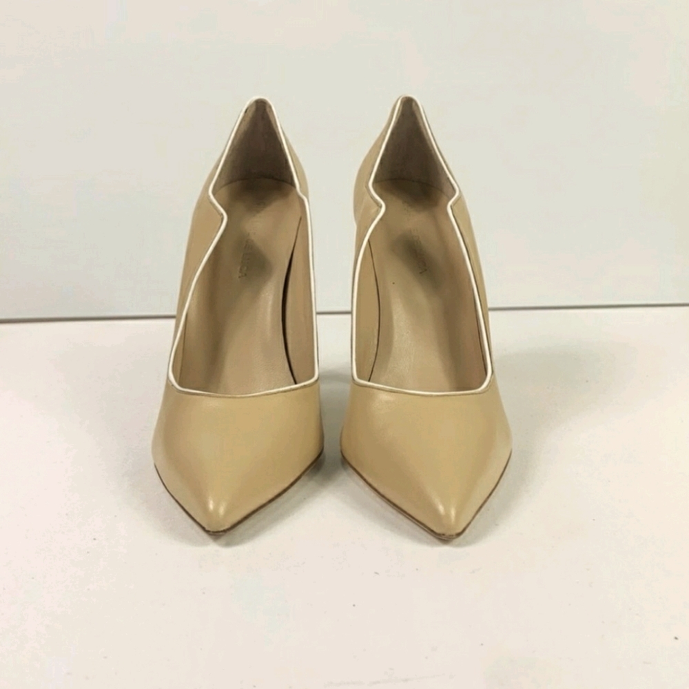 Charline de Luca nude heels ( Leather)